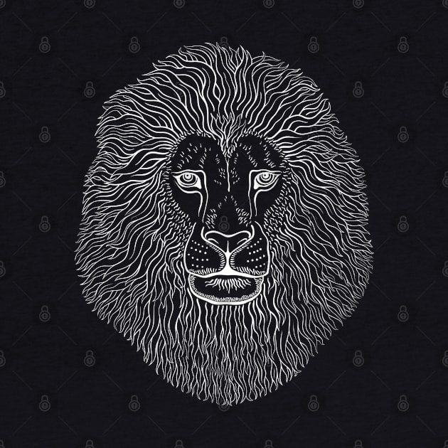 Lion Head Graphics by CatyArte